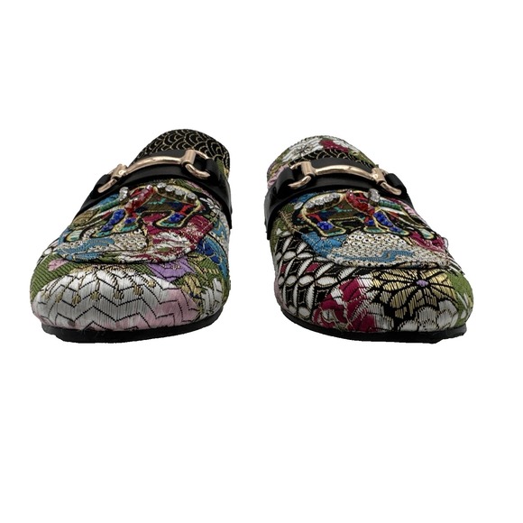 Steve Madden Kandi Slip-On Mule Elephant Tapestry Embellished Floral Beaded, 9.5 - Picture 9 of 16